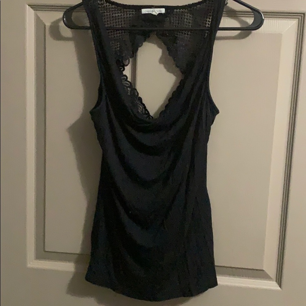 Black going out tank